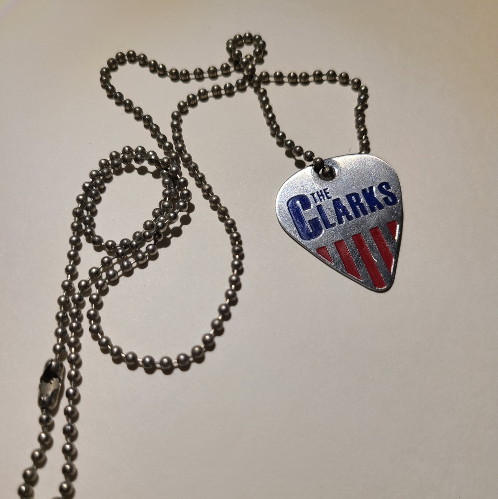Unisex guitar pick necklace